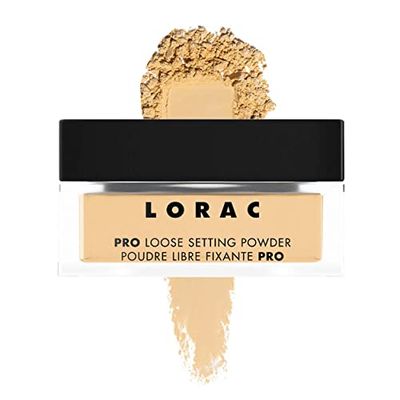 Lorac, PRO Loose Setting Powder, Cipria in Polvere Ultra-Blurring, Finish Naturale, Cipria Fissante per un Make Up Professionale, Vegana e Cruelty Free, Tonalità Brulee