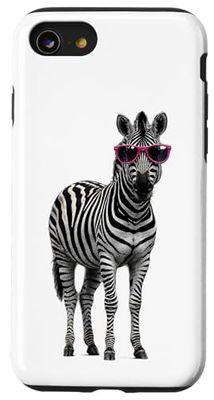 Halftone Zèbre Lunettes de soleil Zèbres Coque pour iPhone SE (2020) / 7 / 8