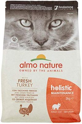 Almo Nature Holistic Maintenance Droogvoer voor katten met verse kalkoen, 2 kg