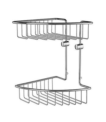 Smedbo Corner portasapone House Doppio Cromato, Argento