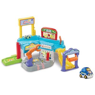 VTech Tatut Baby Flitzer - Taller Interactivo con Brazo robótico y Muchas Posibilidades de Juego, para niños de 1 a 5 años