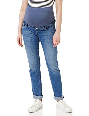 Noppies dam Oaks Over The Belly raka jeans, Vintage blå – P146, 26
