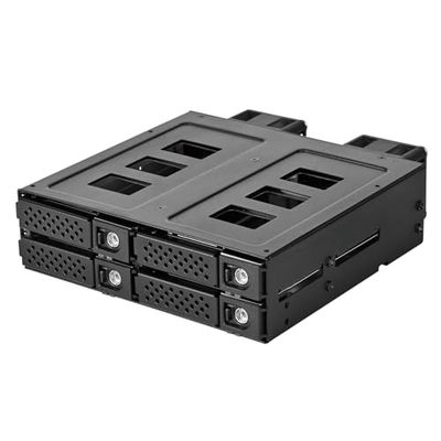 SilverStone Technology SST-FS204B-US - adapterkooi voor afzonderlijke 5,25 inch bays voor vier U.2 (SFF-8639) SSD's