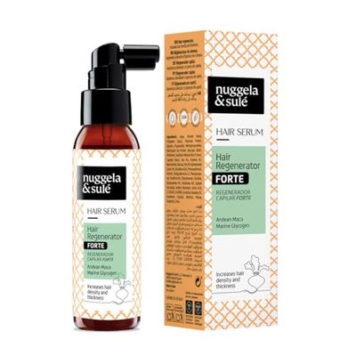 Nuggela & Sulé Sérum Régénérateur Forte Traitement intensif pour réactiver follicules affaiblis et redonner épaisseur densité et vitalité aux cheveux. Idéal en cas d’alopécie et perte de densité 70 ml
