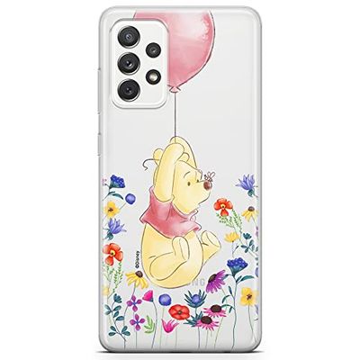 ERT GROUP mobiltelefonfodral för Samsung A72 5G originalt och officiellt licensierat Disney mönster Winnie the Pooh and friends 028 anpassad till formen på mobiltelefonen, gedeeltelijk transparant
