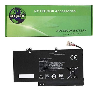 amsahr NP03XL-03 ersättningsbatteri för HP NP03XL, 13-b080sa, 13-a000ns, 15-u030nd (43Wh, 11,4 V) – omfattningar stereo hörlurar svart