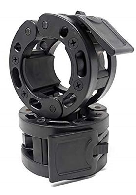 Clout Fitness CF-9080-BK, Collari per bilanciere Unisex, Nero, Olympic 2"