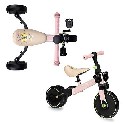 Momi Uniseks - Baby Loris loopfiets, roze, 8-9 inch