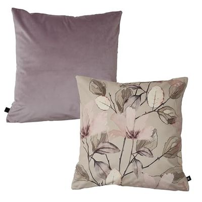 Chic Home Taie d'oreiller en Velours Naturel Chic 45x45 cm
