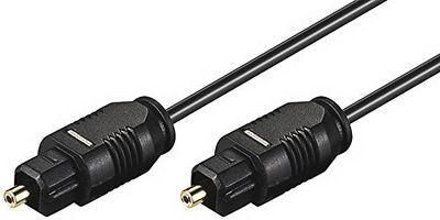 Goobay 33785 Cavo a fibra ottica - Spina Toslink > Spina Toslink; ø 2 2 mm