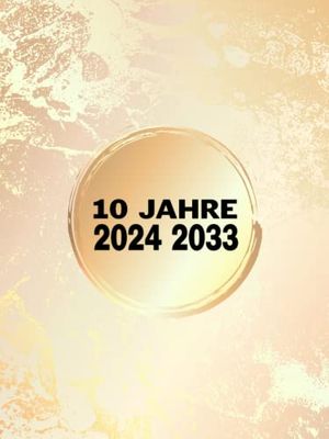 10 JAHRE 2024-2033: Monatsplaner und Organizer | Tagesmutter Geschenk | Buchkalender für 10 Jahren mit 290 Seiten