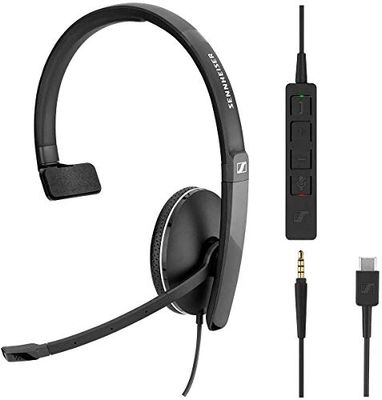 Sennheiser SC 135 - Cuffie USB-C Mono 508355, nero