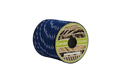 Cordamarket Skota 8 mm, corda adulto unissexo, azul/branco, 8 mm a 15 mts