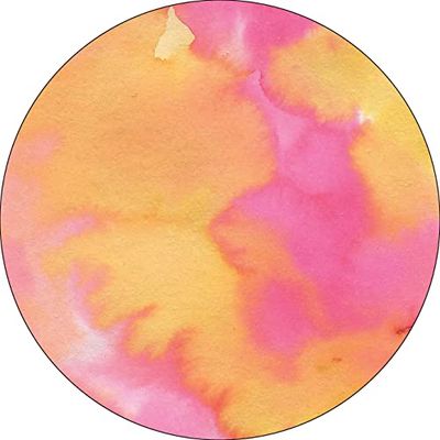Bonateks, Ronde digitaal bedrukte muismat, antislip onderkant, voor kantoor en thuis, diameter: 22 cm