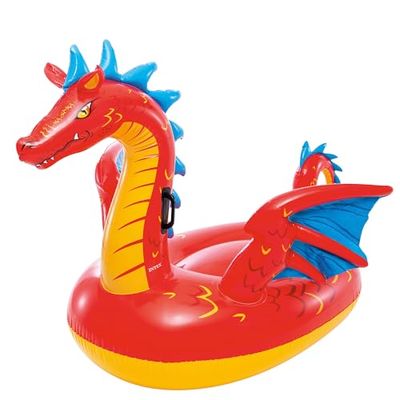 Intex Mystisk Dragon Ride-On, tömd storlek: 1,98 m x 1,73 m (57577NP)