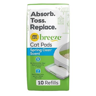 Purina Tidy Cats Breeze Lot de 6 paquets de 10 recharges pour litière pour chat