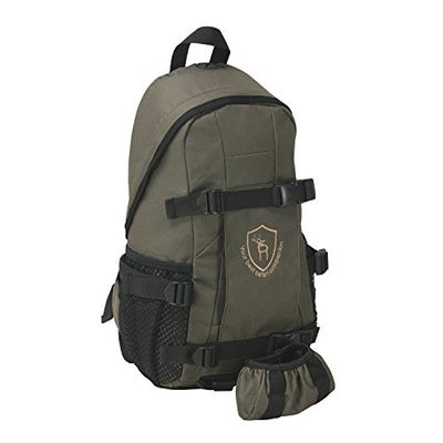 Tourbon Jachtrugzak, klein, met geweerhouder, groen, afmetingen 24 x 14 x 42 cm