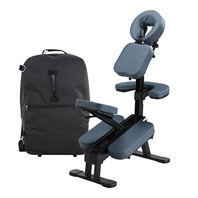 Master Massage Professionele opvouwbare mobiele massagestoel behandelingsstoel van aluminium verstelbaar, één maat