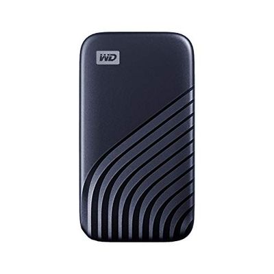 WD My Passport SSD 2 TB mobiele SSD-opslag (NVMe-technologie, tot 1050 MB/s lezen en 1000 MB/ schrijven, USB 3.2 Gen 2, 5 jaar beperkte garantie) Blauw - werkt met PC, Xbox en Playstation