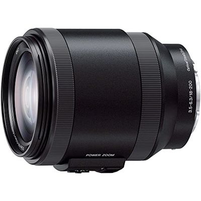 Sony SELP18200 - Alvo para Sony (distância focal 27-300 mm, abertura f/3,5-40, zoom ótico 11x, estabilizador) preto