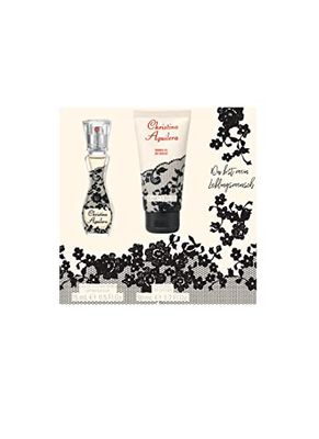 Christina Aguilera Signature - Set regalo, profumo per donna, Eau de Parfum e gel doccia