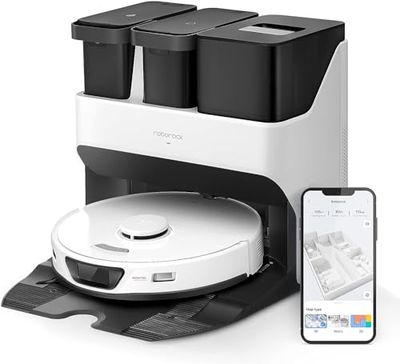 roborock S7 Max Ultra aspiratore robot 0,35 L Bianco