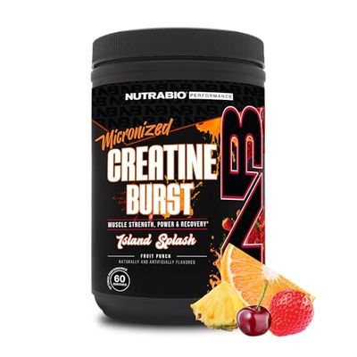 NutraBio Creatine Burst Island Splash 300g