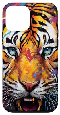 Carcasa para iPhone 12 mini Tigre majestuoso: un encuentro vívido con depredadores