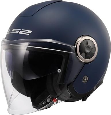 LS2, Casque Moto Jet Classy Solid Navy Blue, XS