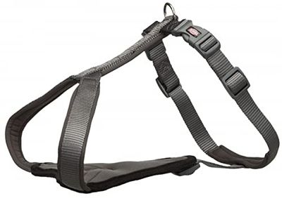 Trixie 1998316 Harness-Y Premium, 40-45 cm/15 mm, Graphite, S