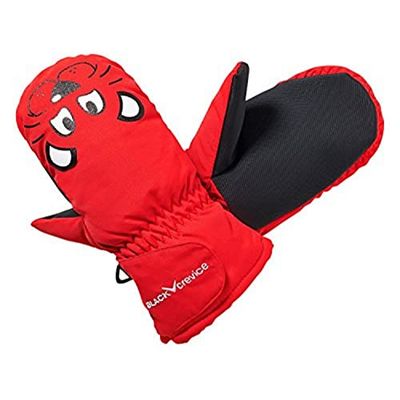 Black Crevice BCR122291, Guanti. Bambino, Colore: Rosso, L