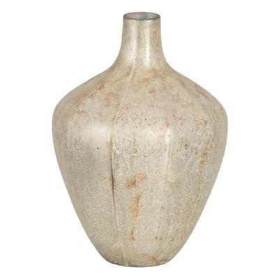 BigBuy Home Jarrón Blanco Cristal 18 x 18 x 25 cm