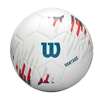 Wilson NCAA Vantage - Pallone da calcio, misura 3, colore: bianco/foglia di tè