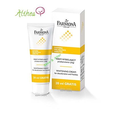 Crème blanchissante pour la décoloration et les furckles Farmona