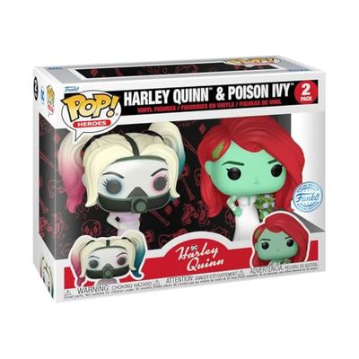 Funko POP Harley Quinn och giftiga murgröna vinyl 2-pack - underhållning jorden exklusiv