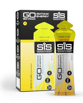 Science in Sport GO Isotonic Energy Gel 6x60ml Citron Citron vert, Vegan - Formule isotonique avec 22g de glucides, Alternative optimale aux boissons isotoniques