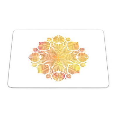 Bonamaison, Tapis de Souris Rectangle Imprimé Numériquement, Fond Antidérapant, pour Bureau et Maison, Taille: 22x18cm