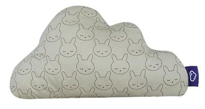 Träumeland GmbH Coussin Douillet, Nuage, Lapin Douillet, Vert, 36 x 21 x 12 cm