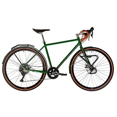 Cooper CR-7E (e-cykel med 7-växlad mikroshift-växel, Brooks-sadel, Zehus Bike Gen2 bakmotor, rekuperation, ramhöjd 61 cm) färg: Grön