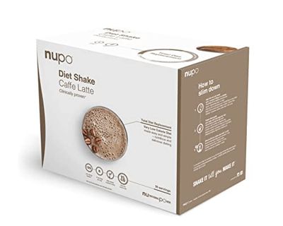 Nupo Diet Shake Café Latte – Shakes diététiques de qualité supérieure pour la gestion du poids I Shake de remplacement de repas cliniquement prouvé pour le contrôle du poids I 30 portions I Sans OGM
