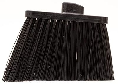 Sparta Cabezal de Escoba Duo-Sweep sin Bandera de 12 Pulgadas, Color Negro