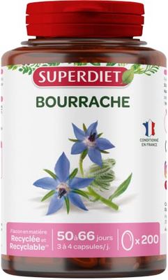 SUPER DIET : Complément alimentaire HUILE DE BOURRACHE