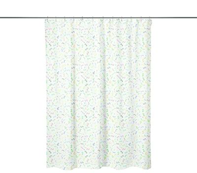 Bonamaison Digitally Printed Shower Curtain, 1 Piece 150x200 Cm - Designed And Manufactured in Turkey
