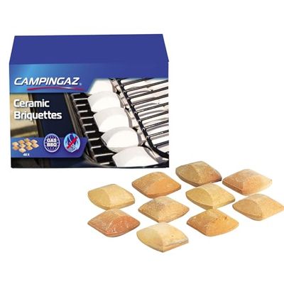 Zarivy Briquettes en céramique (40 unités) - Haute résistance, durabilité, Utilisation sur poêles et cheminées pour Maintenir la Chaleur et réduire la consommation d'énergie.