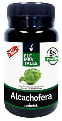 Novadiet - ELEMENTALES ALCACHOFERA Càpsulas con Alcachofera - Complemento Alimenticio que Ayuda a Eliminar Toxinas - Para un Hígado y Vesícula Biliar Saludables - 30 Cápsulas Vegetales