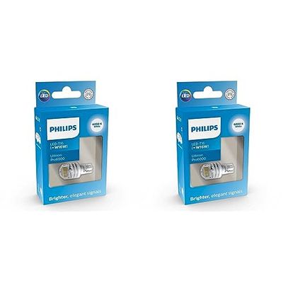 Philips Ultinon Pro6000 LED lampe de signalisation automobile (W16W white) (Lot de 2)
