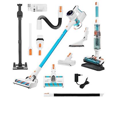 Genius Invictus X7 Facelift A06313 Nat- en droogzuiger, blauw/wit, 380 W