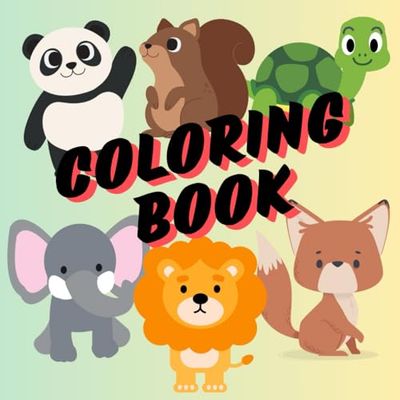 Animals Coloring Book: Coloring pages with animals for children 3-6
