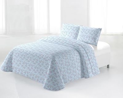 Miracle Home. Giron Ultra Couvre-lit boutis 100% Microfibre brossée, légère et Respirante 250 x 265 cm pour lit de 150 cm