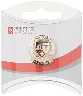 Prestige Medical Emblem Pin, Pharmacy Technician, Certified